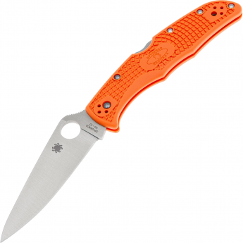 Складной нож SPYDERCO ENDURA 4 сталь VG-10, рукоять Orange FRN
